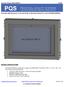 Universal Tablet Enclosure 13 Inch and Under for Microsoft Surface Pro 3 and 4 PN MSPRO4