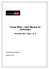 Virtual Meter - User Manual for Technician Windows XP, Vista, 7 & 8