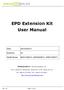 EPD Extension Kit User Manual