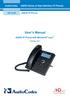 400HD Series of High Definition IP Phones. User s Manual. 420HD IP Phone with Microsoft Lync. Version 2.0.1