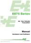 EE75 Series. Manual. Hardware and Software. Air / Gas Velocity Transmitter. BA_EE75_e_12// technical data subject to change //