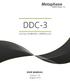 Metaphase DDC-3. Technologies USER MANUAL. Version 7.X August metaphase-tech.com. pg. 1