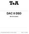 DAC 8 DSD. RS 232 Control