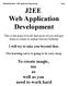 J2EE Web Application Development
