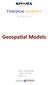 Enterprise Architect. User Guide Series. Geospatial Models. Author: Sparx Systems Date: 15/07/2016 Version: 1.0 CREATED WITH