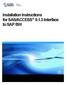 Installation Instructions for SAS/ACCESS Interface to SAP BW