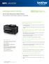 MFC J6530DW BUSINESS SMART SERIES. Print Copy Scan Fax. All-In-One Business Inkjet Printer The A3 All-In-One that s ready for business.