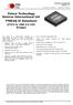 Future Technology Devices International Ltd. FT602Q IC Datasheet. (FIFO to USB 3.0 UVC Bridge) Version 1.2