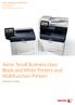 Xerox Small Business-class Black and White Printers and Multifunction Printers