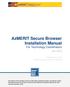 AzMERIT Secure Browser Installation Manual For Technology Coordinators