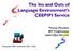 The Ins and Outs of Language Environment s CEEPIPI Service. Thomas Petrolino IBM Poughkeepsie