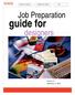 Job Preparation. guide for. designers