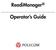 ReadiManager. Operator s Guide