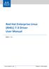 Red Hat Enterprise Linux (RHEL) 7.3 Driver User Manual