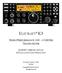 ELECRAFT K3 HIGH-PERFORMANCE METER TRANSCEIVER K144XV 2-METER OPTION INSTALLATION AND OPERATION. Revision E1, January 14, 2016 E740146