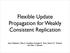Flexible Update Propagation for Weakly Consistent Replication