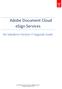 Adobe Document Cloud esign Services. for Salesforce Version 17 Upgrade Guide