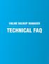 ONLINE BACKUP MANAGER TECHNICAL FAQ
