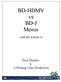 BD-HDMV vs BD-J Menus