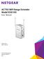 AC750 WiFi Range Extender Model EX6100 User Manual
