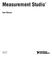 Measurement StudioTM. User Manual. Measurement Studio User Manual. October A-01