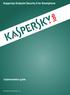 Kaspersky Endpoint Security 8 for Smartphone Implementation guide