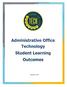 Administrative Office Technology Student Learning Outcoines