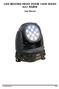 LED MOVING HEAD ZOOM 144W WASH 4in1 RGBW