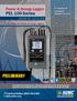 PEL 100 Series PRELIMINARY. Power & Energy Logger. Models PEL 102 & 103. All You Need For Power & Energy Logging. Economical Compact Simple To Use