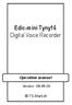 Edic-mini Tyny16 Digital Voice Recorder
