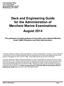 Deck and Engineering Guide for the Administration of Merchant Marine Examinations August 2014