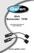 DVI Extender 1FO. EXT-DVI-CP-FM10 User Manual.