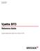June Vyatta BFD. Reference Guide. Supporting Brocade Vyatta 5600 vrouter 3.5R3