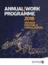 ANNUAL WORK PROGRAMME 2018 VERSION FOR PUBLIC CONSULTATION