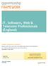 IT, Software, Web & Telecoms Professionals (England)