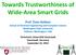 Towards Trustworthiness of Wide-Area Smart Grids
