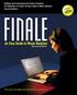 Finale 2006 Update: (Second An Addendum Edition) to Finale: An Easy Guide to Music Notation. (Second Edition)