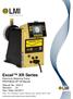 Excel XR Series Electronic Metering Pump PROFIBUS DP-V0 Manual Manual No.: Revision : 01 Rev. Date: 03/2017