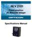 NLV Fixed-position 2D Barcode Imager. Specifications Manual