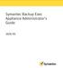 Symantec Backup Exec Appliance Administrator's Guide 3600 R4