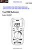 User Guide True RMS Multimeter Extech EX205T