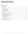 Hadoop Quickstart. Table of contents