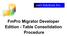 FmPro Migrator Developer Edition - Table Consolidation Procedure