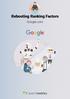 Rebooting Ranking Factors. Google.com