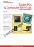Sample page only. Tablet PCs & Computer Terminals. Essential sourcing intelligence. China supplier profiles. Product gallery.