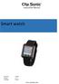 Instruction Manual. Smart watch. Reference : TEC583 Version : 1.3 Language : English