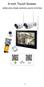 9 inch Touch Screen WIRELESS HOME SURVEILLANCE SYSTEM