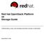 Red Hat OpenStack Platform 10 Storage Guide
