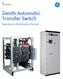Zenith Automatic Transfer Switch Operation & Maintenance Manual