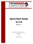 Quick Start Guide for C#